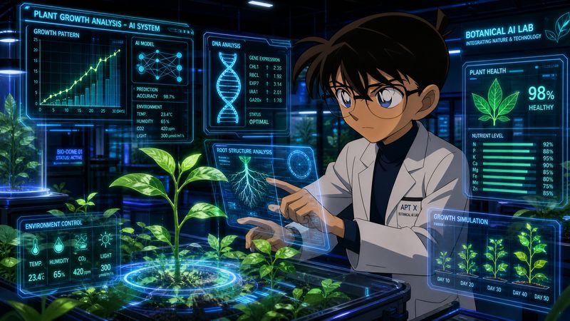 探花植物视频-AI植物生长分析视频